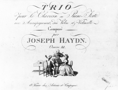 First edition of Haydn Piano Trios Op.80